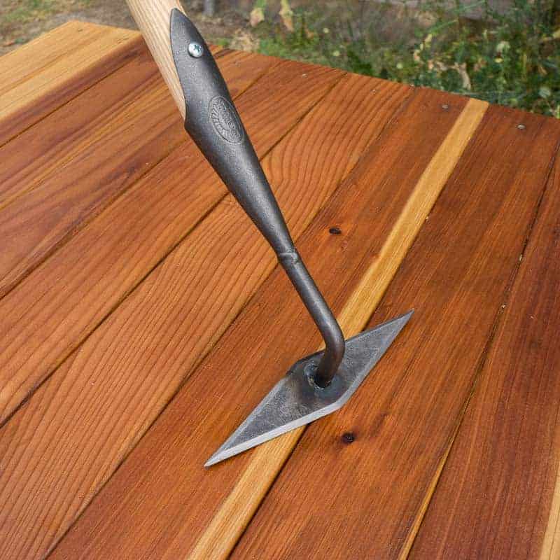 Dewit Diamond Hoe - 60" handle-Fresh Start Growers Supply