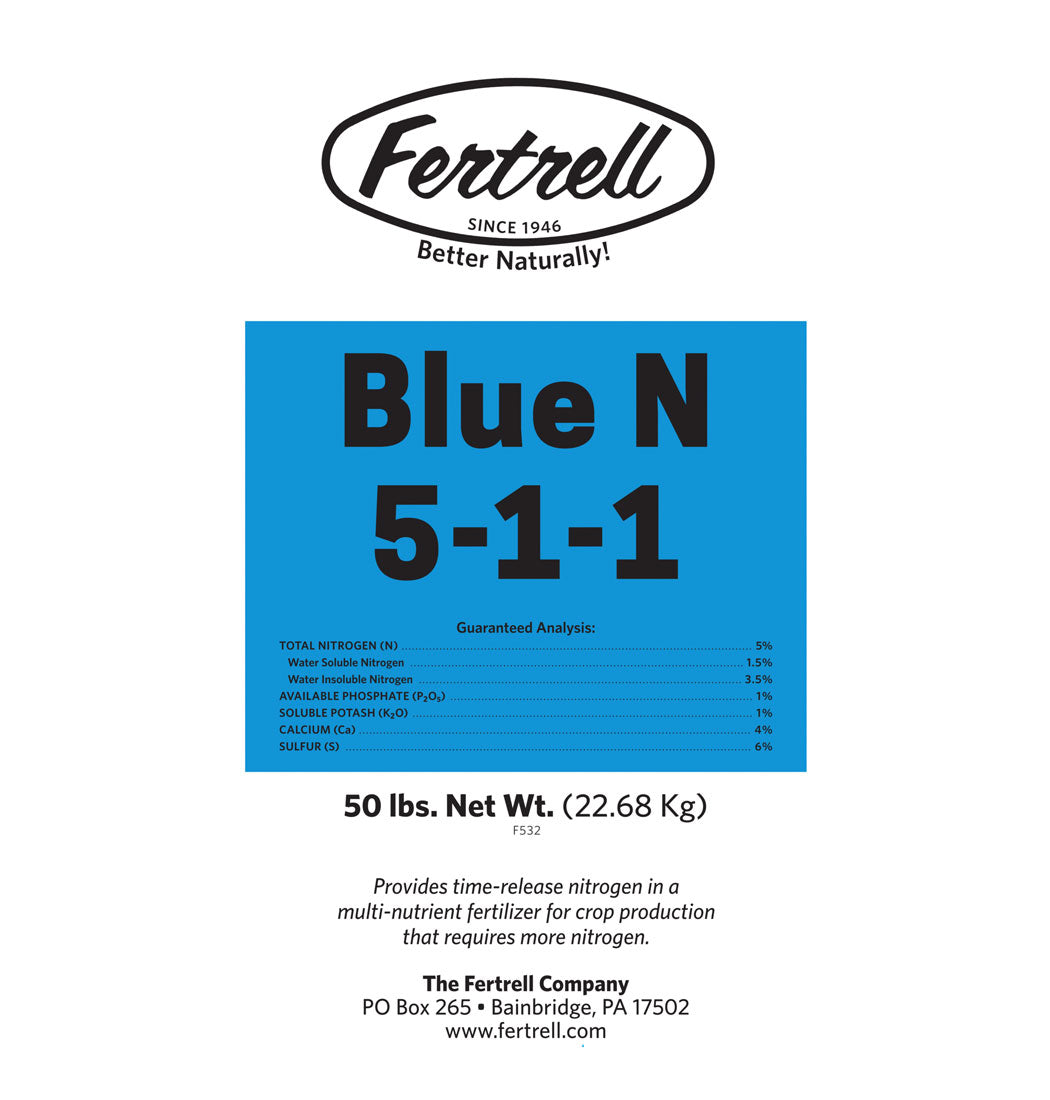 Blue N, 5-1-1, 50#-Fresh Start Growers Supply