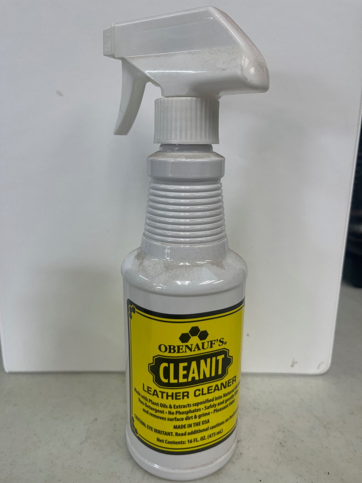 Obenauf's Cleanit Leather Cleaner, Spray, 16 Oz.-Fresh Start Growers Supply