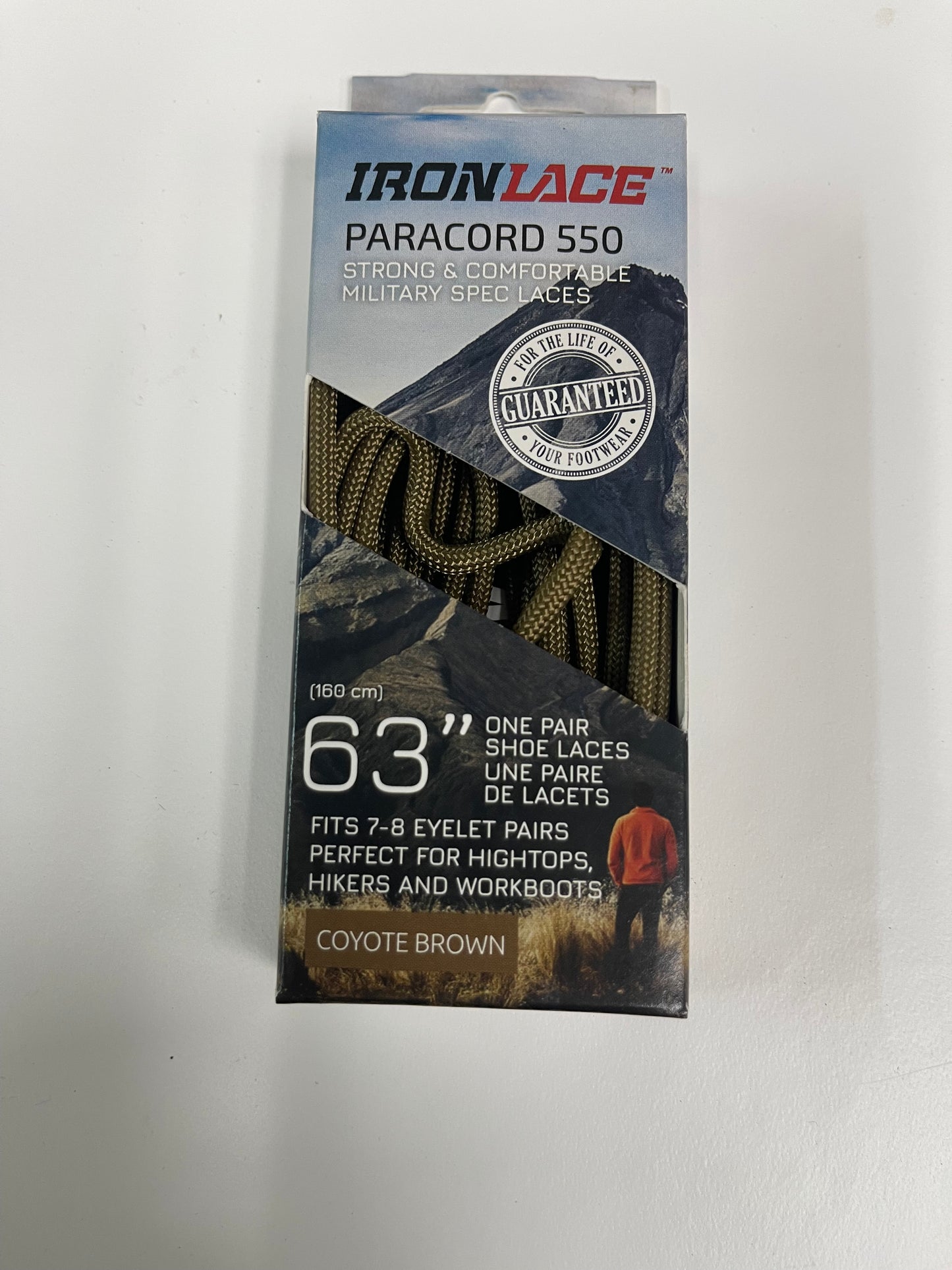 IronLace, Unbreakable, 63", 7-8 eyelet pair-Fresh Start Growers Supply