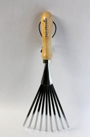 Stainless Steel Hand Rake, 6"-Fresh Start Growers Supply