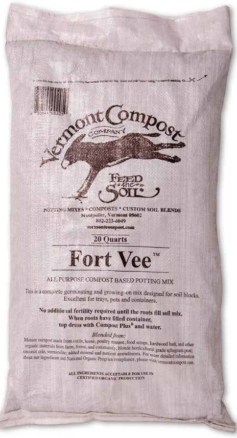 compost potting mix Vermont Compost Company Fort Vee Potting Mix 20 Quart Bag