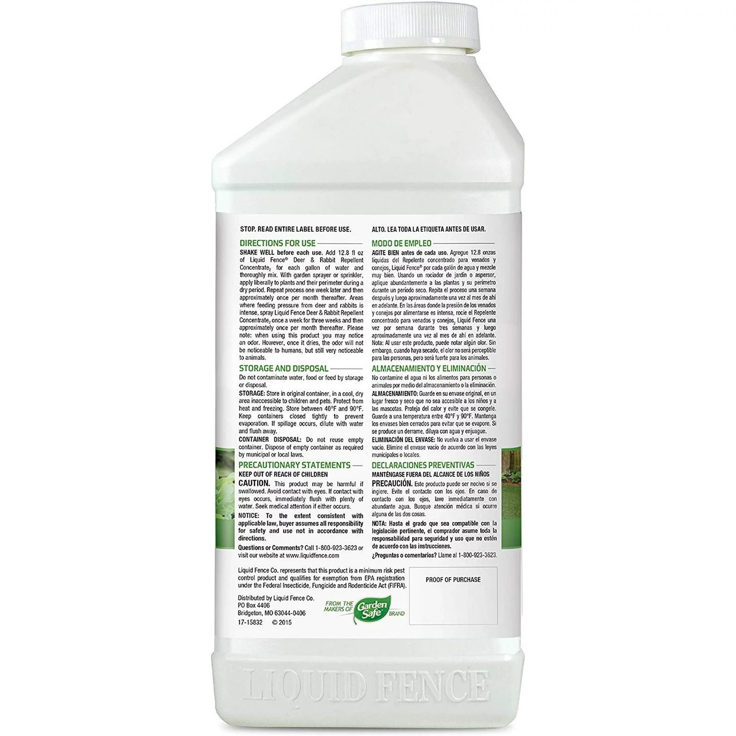 Deer and Rabbit Repellent, 40oz.