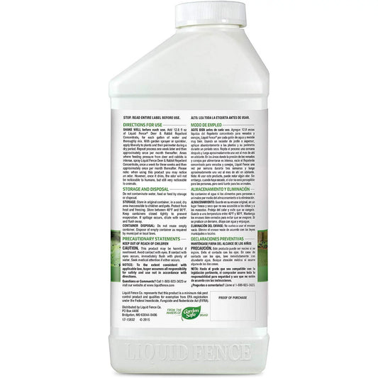 Deer and Rabbit Repellent, 40oz.-Fresh Start Growers Supply