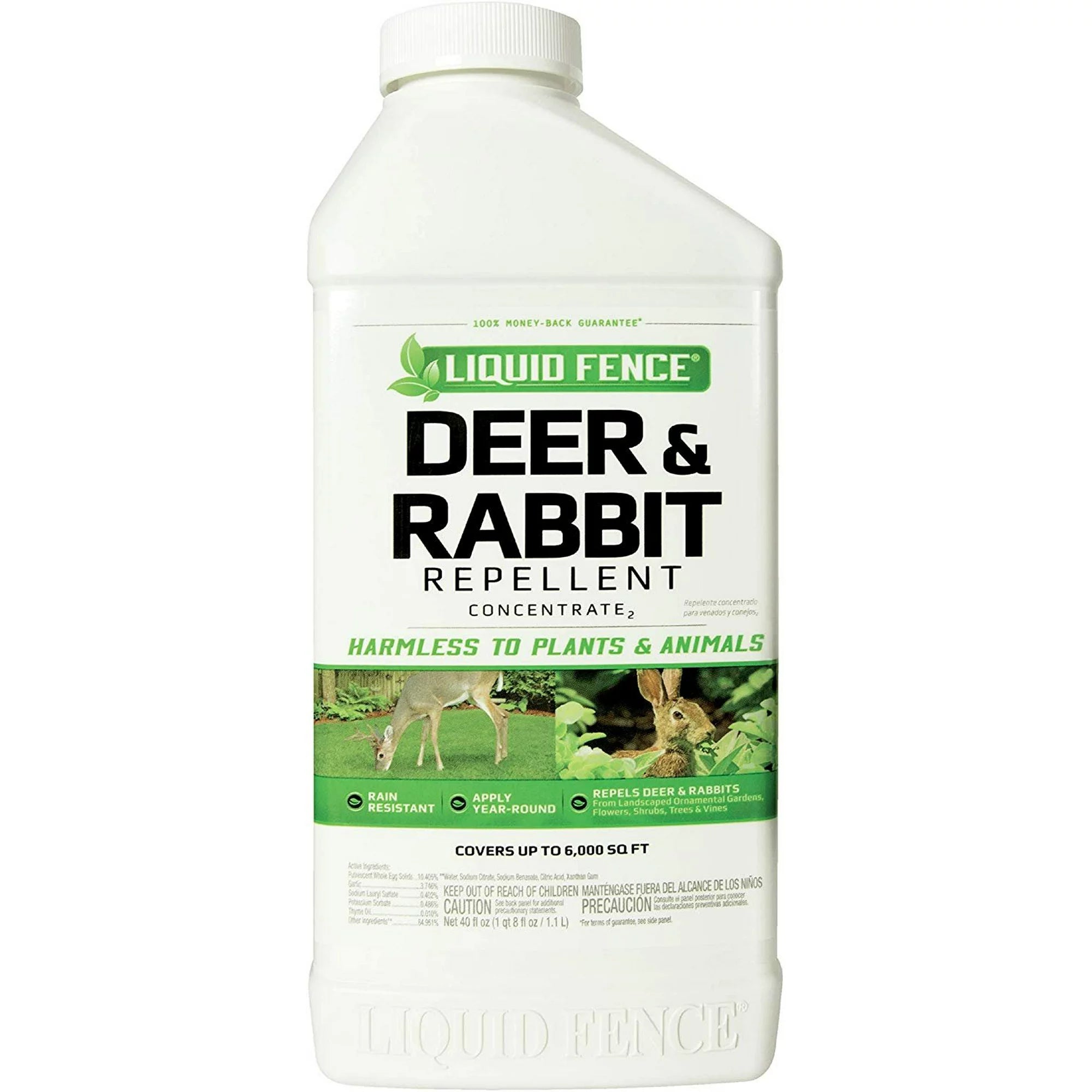 Deer & Rabbit Repellent | 40 oz Natural Pest Deterrent – Fresh Start ...