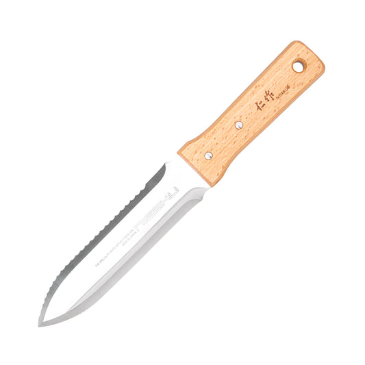 Hori Hori Stainless Steel Knife-Hand, dual-edged