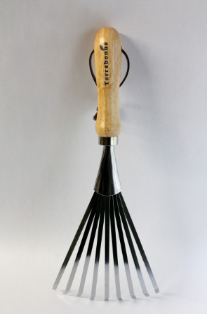 Stainless Steel Hand Rake, 6"