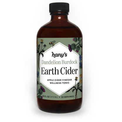 Dandelion Earth Cider Raw ACV Wellness Detox Tonic