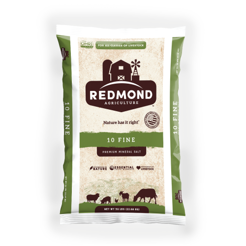 Redmond #10 Fine Min Salt, 50#-Fresh Start Growers Supply